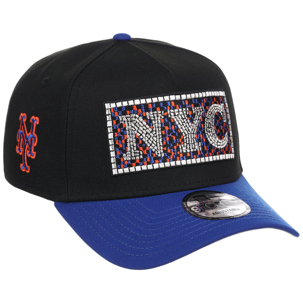New York Mets - New York Crown the City -  Subway Tile  New Era 9FORTY - Black/Royal