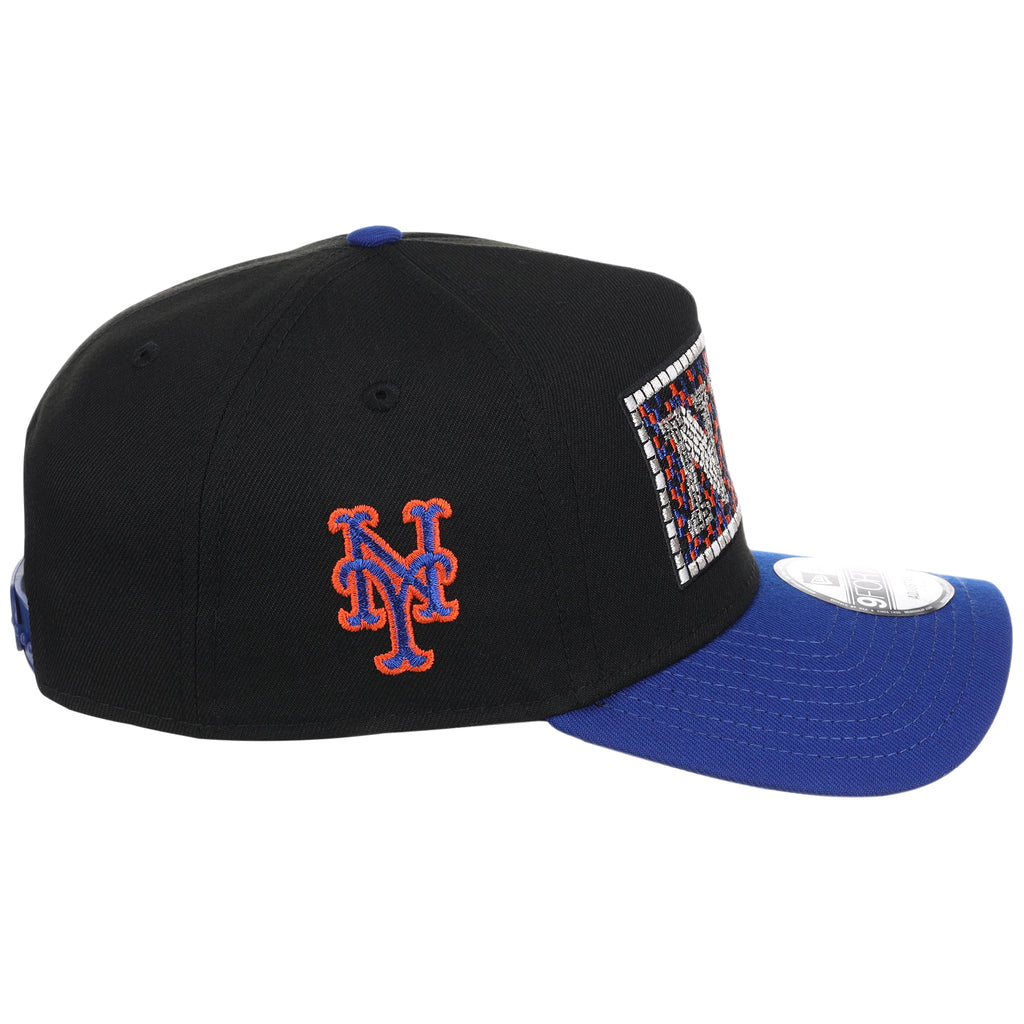 New York Mets - New York Crown the City -  Subway Tile  New Era 9FORTY - Black/Royal