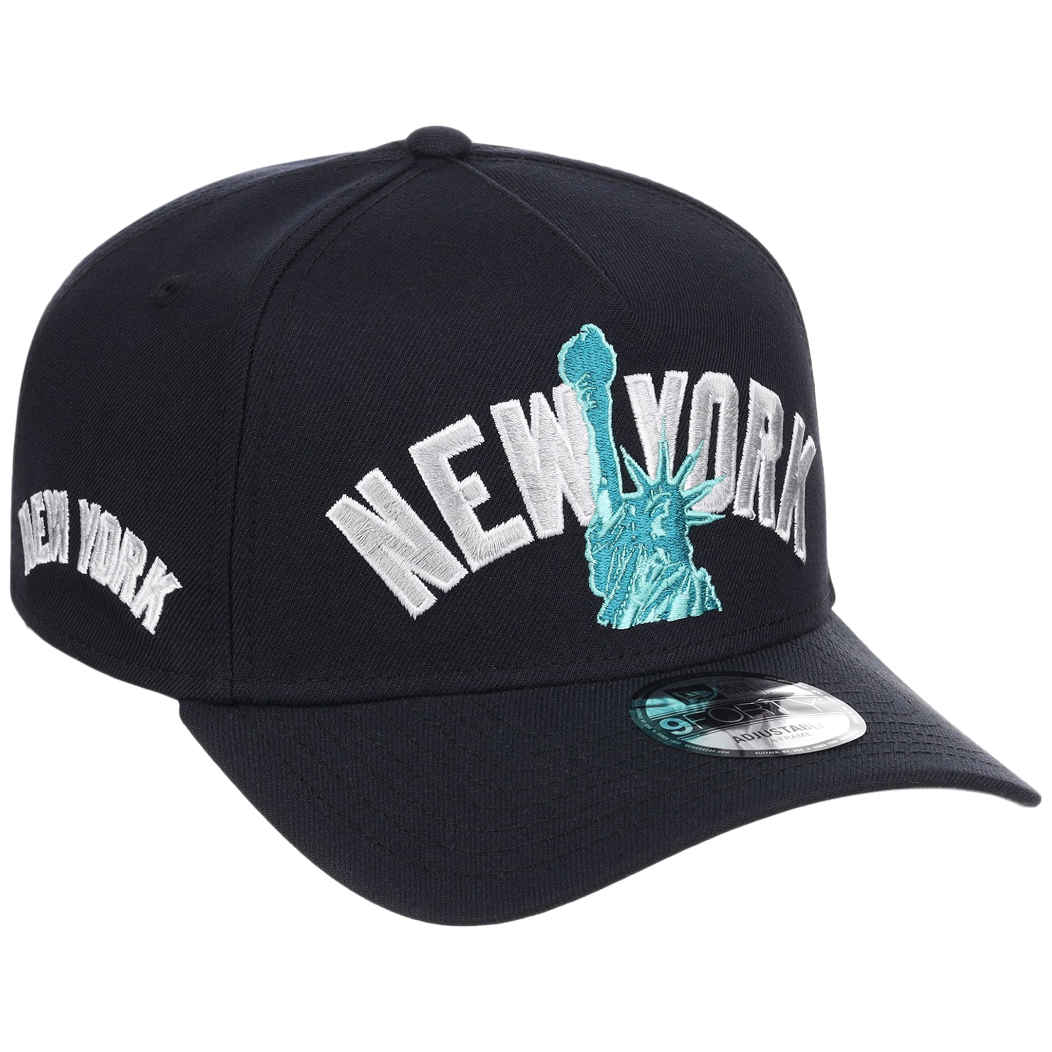 New York Yankees - New York Crown the City -  Liberty  New Era 9FORTY - Navy/Navy