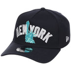 New York Yankees - New York Crown the City -  Liberty  New Era 9FORTY - Navy/Navy