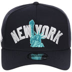 New York Yankees - New York Crown the City -  Liberty  New Era 9FORTY - Navy/Navy