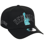 New York Yankees - New York Crown the City -  Liberty  New Era 9FORTY - Black/Black