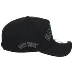 New York Yankees - New York Crown the City -  Liberty  New Era 9FORTY - Black/Black