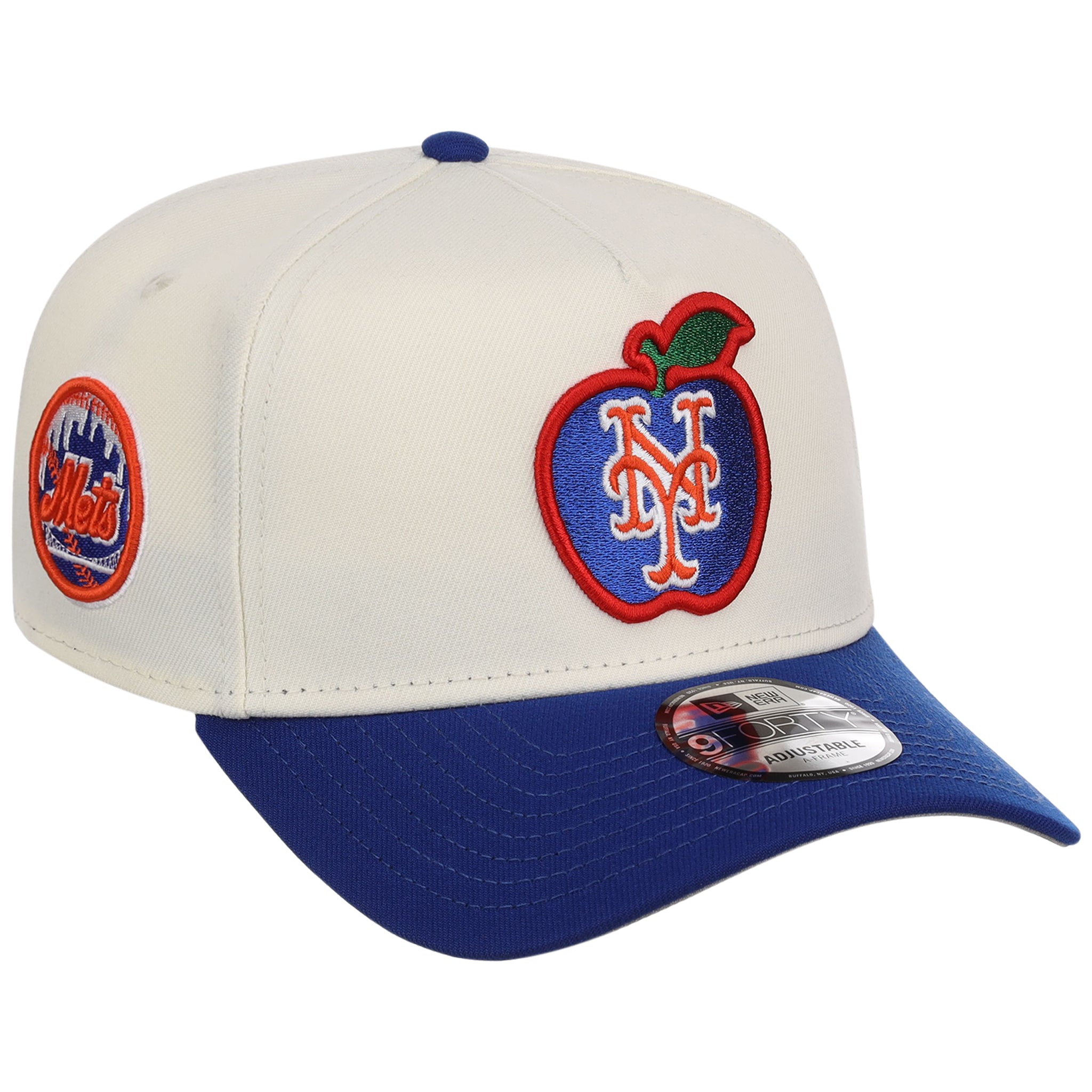New York Mets - New York Crown the City -  Apple  New Era 9FORTY - Chrome/Royal