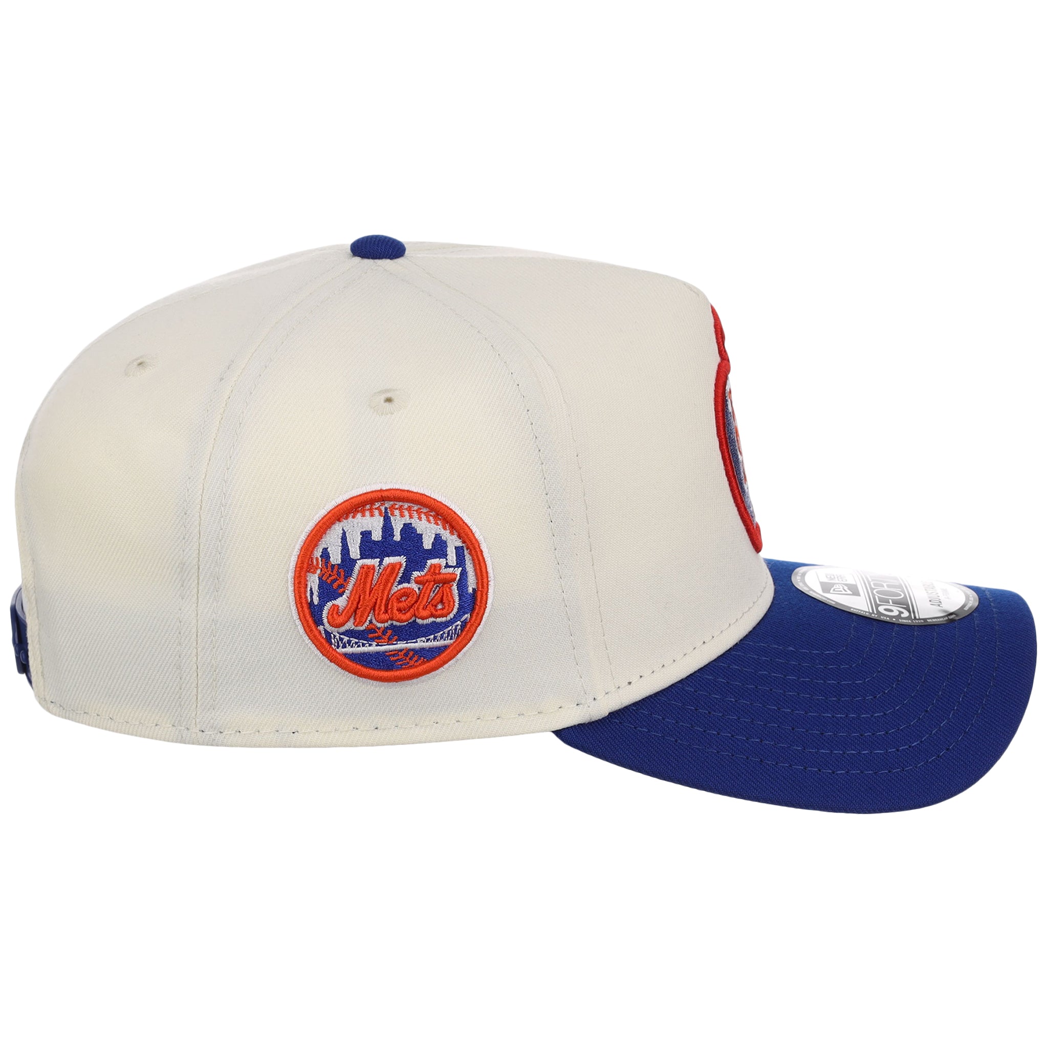 New York Mets - New York Crown the City -  Apple  New Era 9FORTY - Chrome/Royal