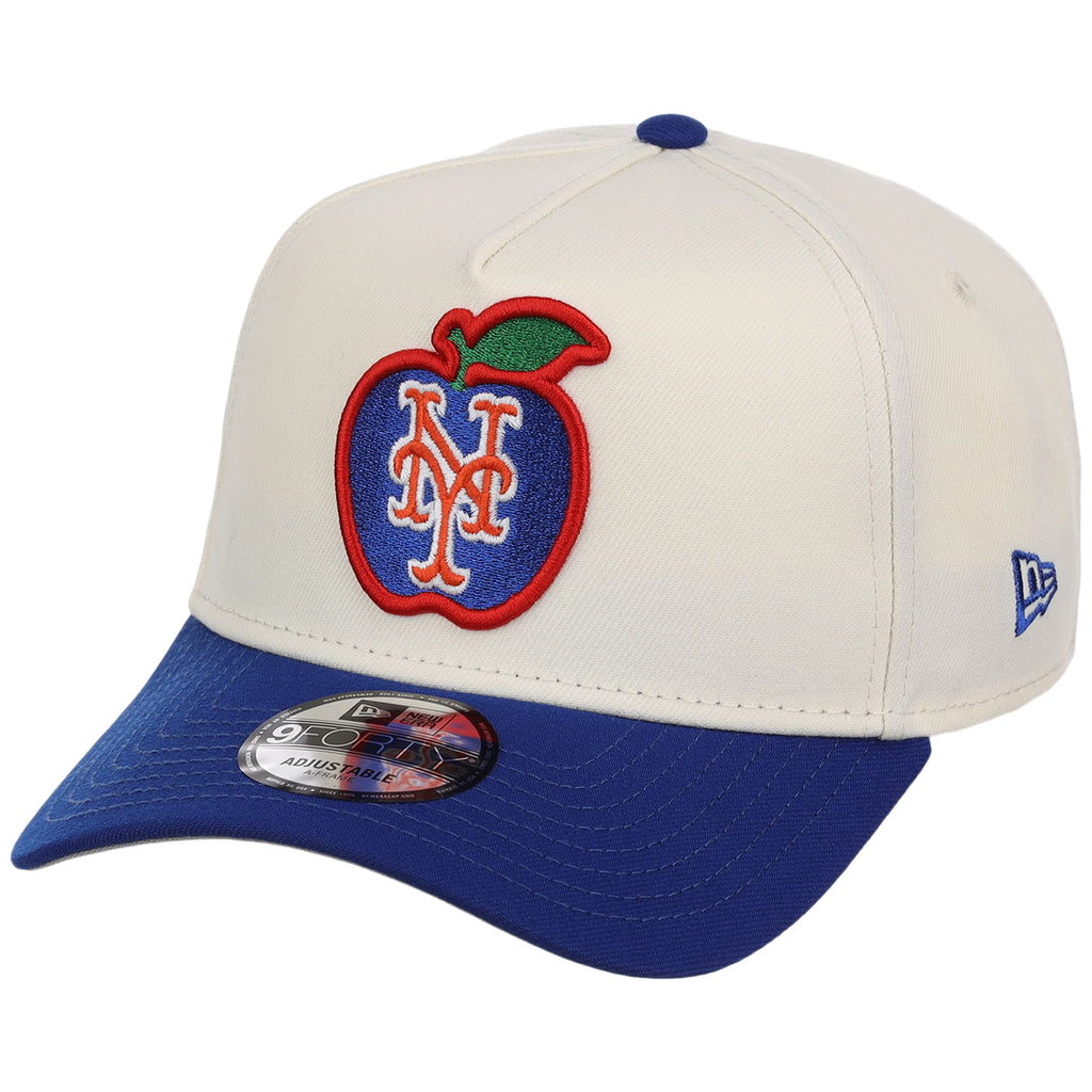 New York Mets - New York Crown the City -  Apple  New Era 9FORTY - Chrome/Royal