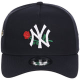 New York Yankees - New York Crown the City -  Rose  New Era 9FORTY - Navy/Navy