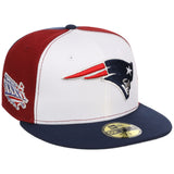 New England Patriots Boston Crown the City New Era 59FIFTY - Pinwheel