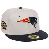 New England Patriots Boston Crown the City New Era 59FIFTY - Stone