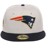 New England Patriots Boston Crown the City New Era 59FIFTY - Stone