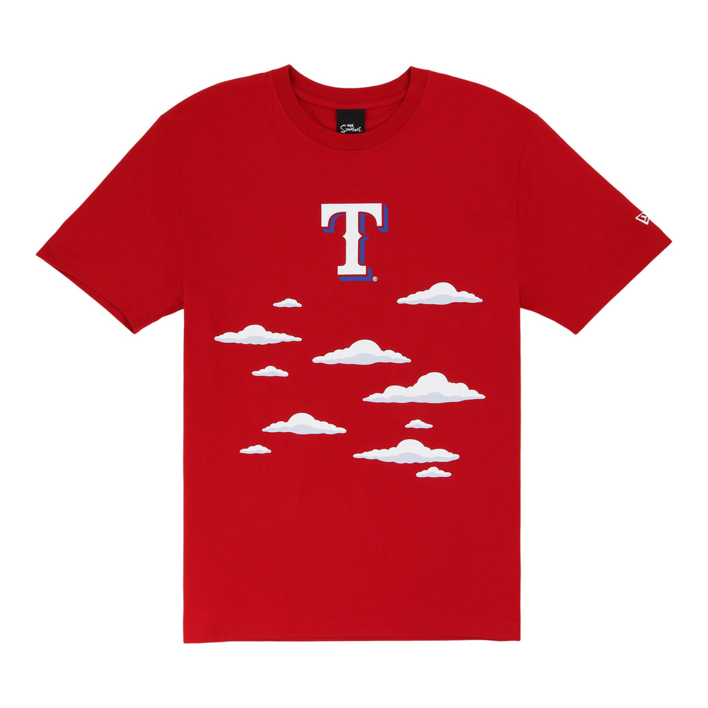 Texas Rangers MLB Simpsons 'Clouds' New Era T-Shirt