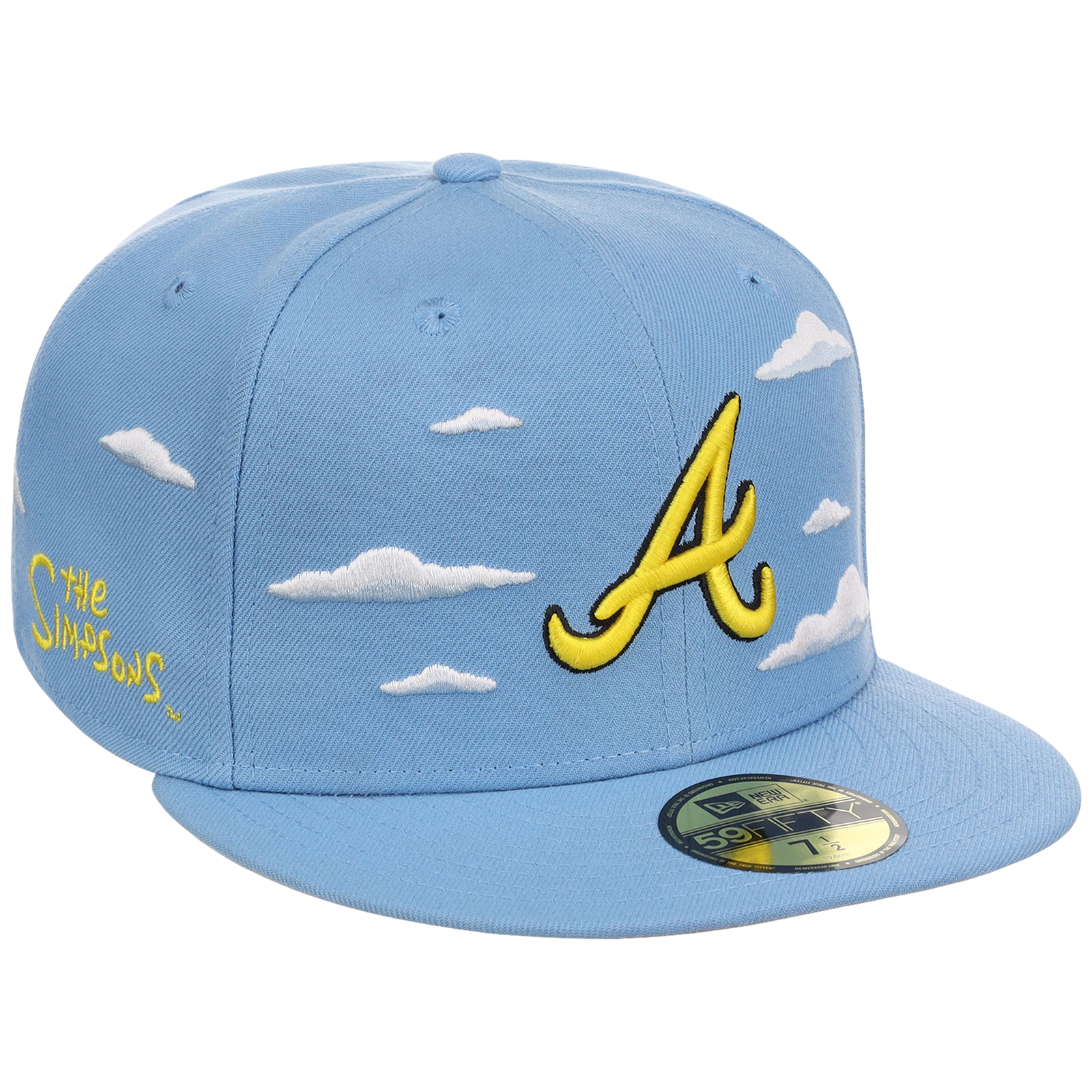 Atlanta Braves MLB Simpsons 'Clouds' New Era 59FIFTY – LidsHatDrop