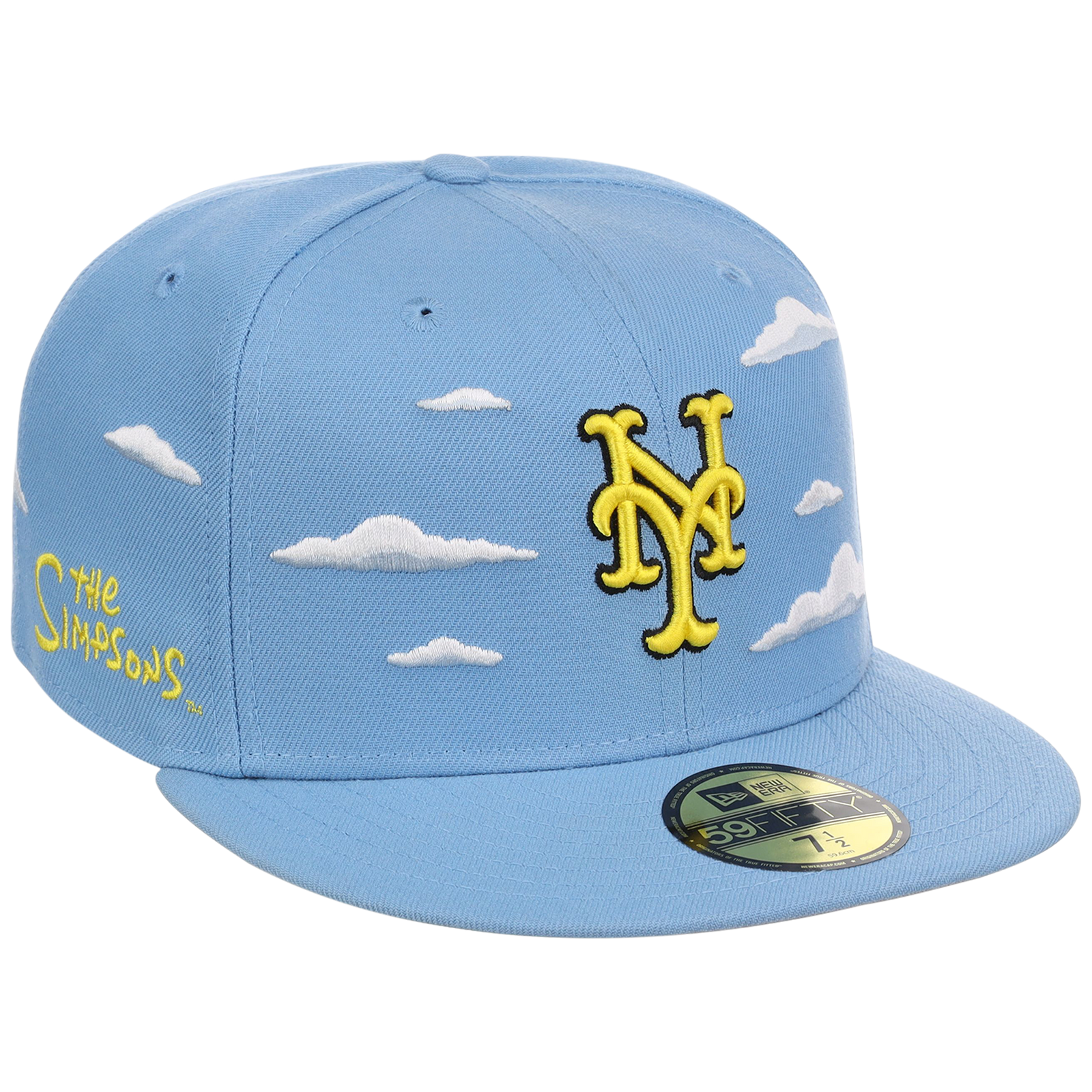 New York Mets MLB Simpsons 'Clouds' New Era 59FIFTY – LidsHatDrop