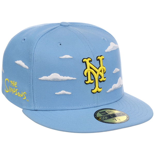 New York Mets MLB Simpsons 'Clouds' New Era 59FIFTY – LidsHatDrop