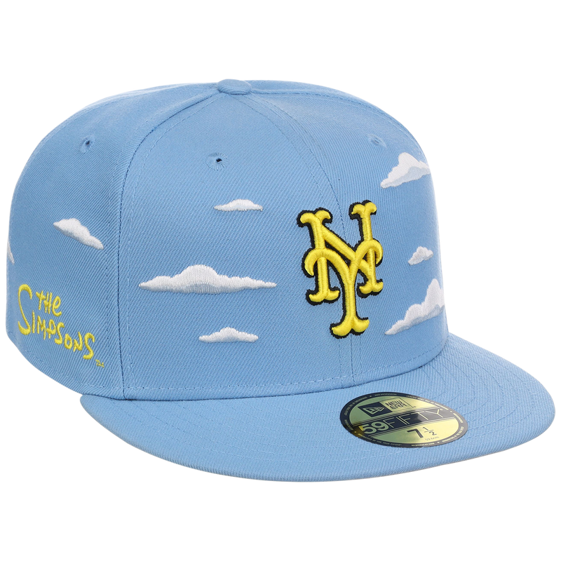 New York Mets MLB Simpsons 'Clouds' New Era 59FIFTY – LidsHatDrop