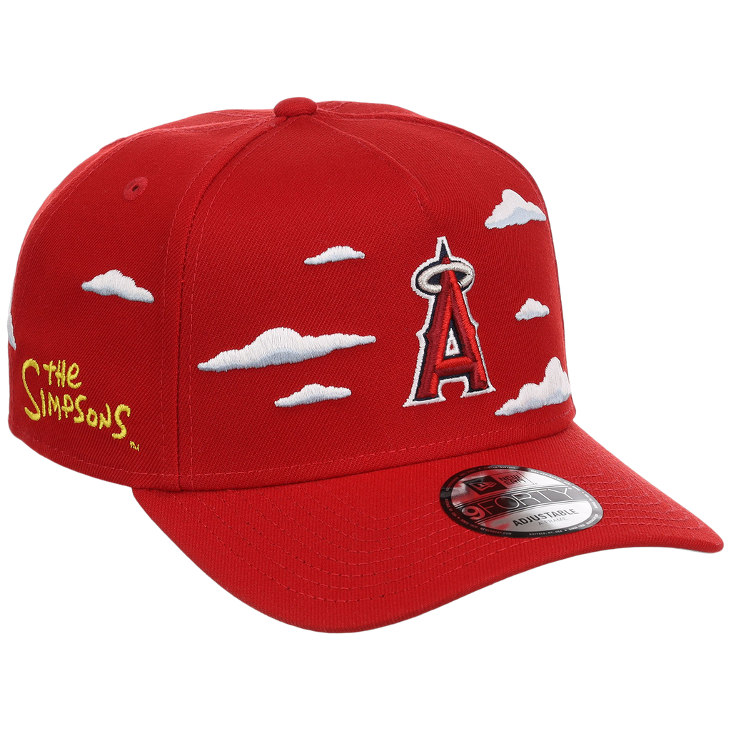 Anaheim Angels MLB Simpsons 'Clouds' New Era 9FORTY