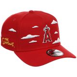 Anaheim Angels MLB Simpsons 'Clouds' New Era 9FORTY