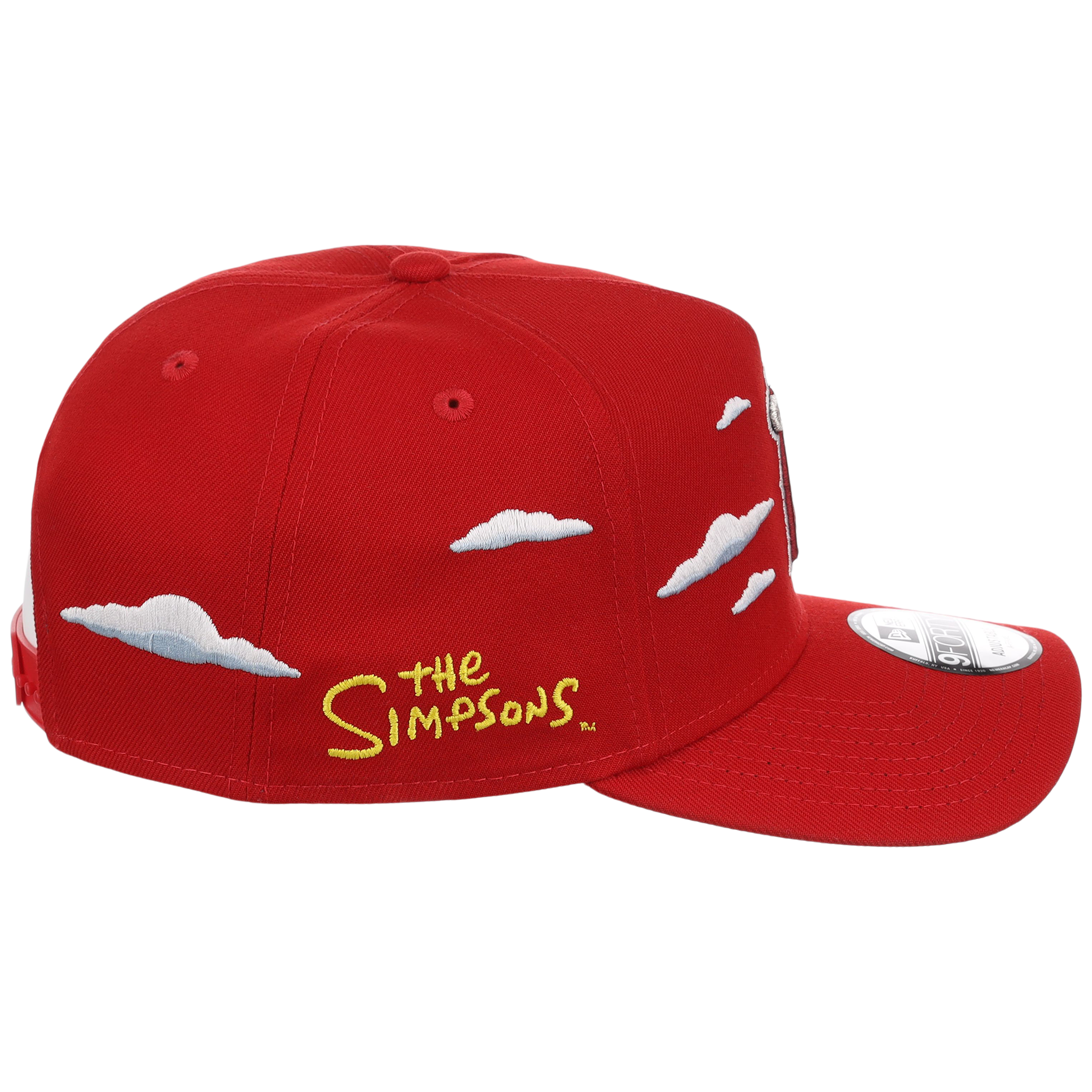 Anaheim Angels MLB Simpsons 'Clouds' New Era 9FORTY