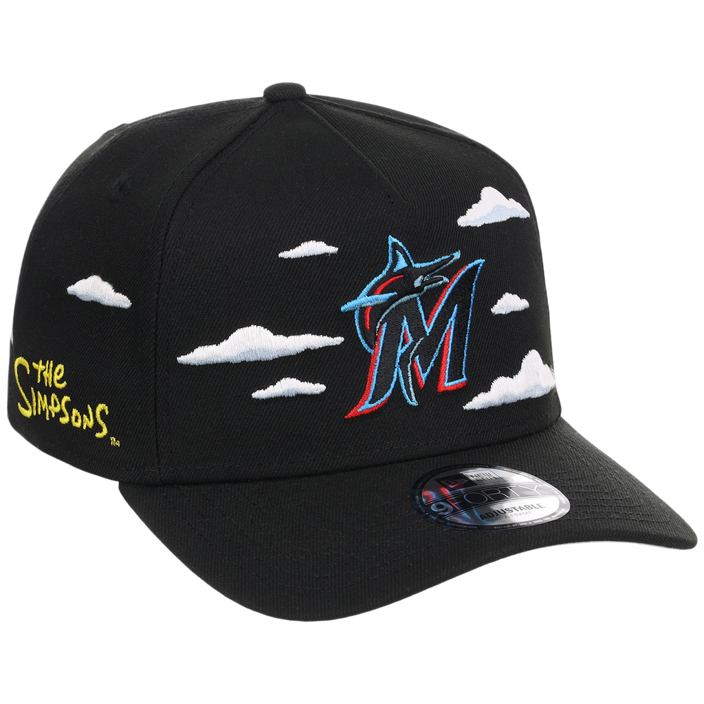 Miami Marlins MLB Simpsons 'Clouds' New Era 9FORTY