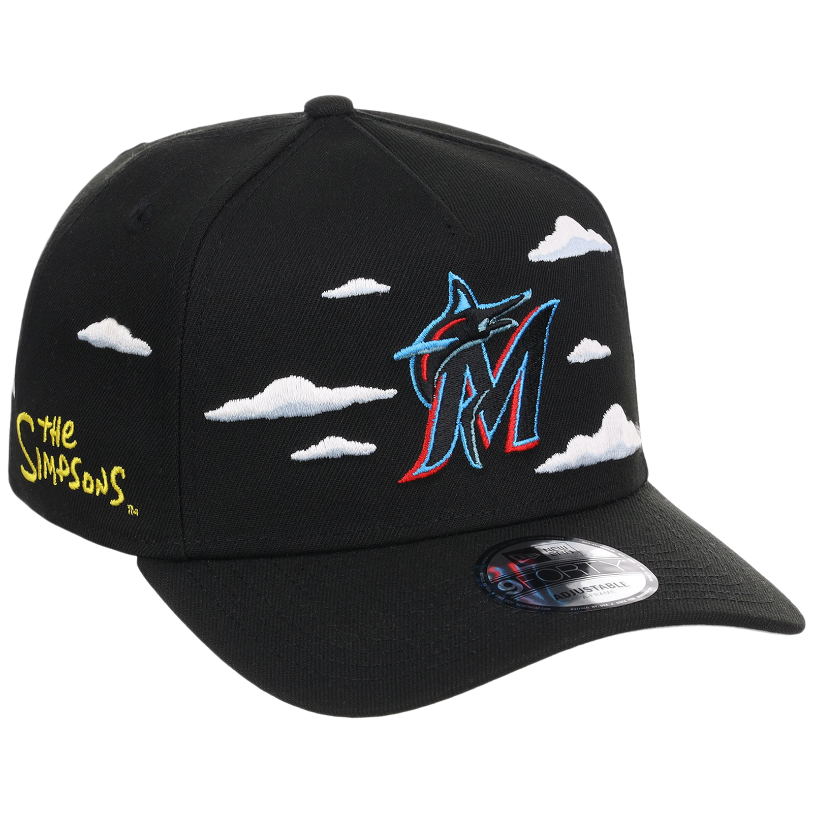 Miami Marlins MLB Simpsons 'Clouds' New Era 9FORTY – LidsHatDrop Miami Marlins MLB Simpsons 'Clouds' New Era 9FORTY – LidsHatDrop