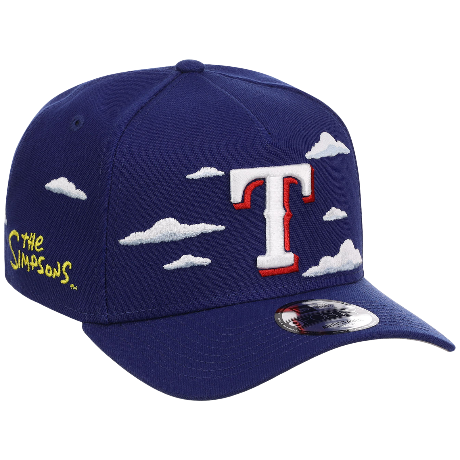 Texas Rangers MLB Simpsons 'Clouds' New Era 9FORTY – LidsHatDrop