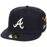 Atlanta Braves MLB Simpsons Homer at the Bat 'Wonderbat' New Era 59FIFTY