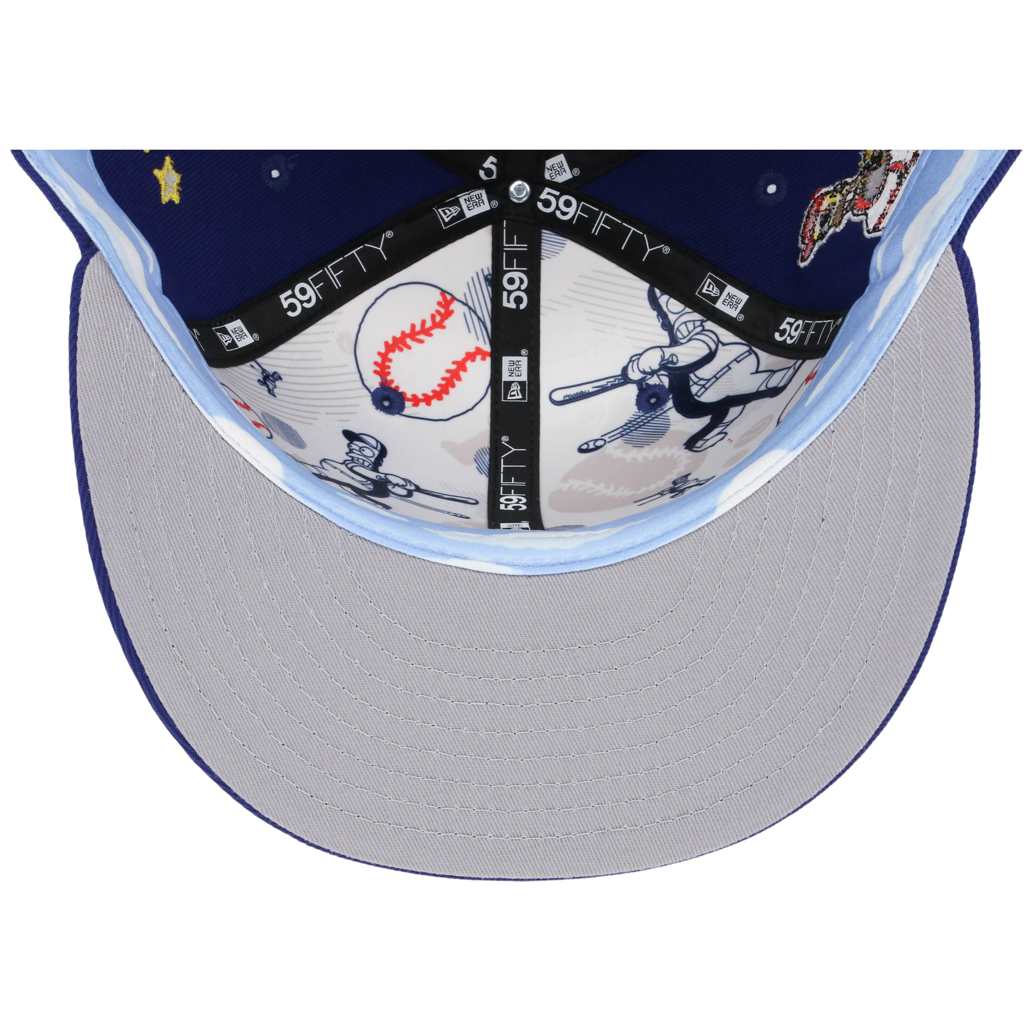 Los Angeles Dodgers MLB Simpsons Homer at the Bat 'Wonderbat' New Era 59FIFTY