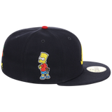 Atlanta Braves MLB Simpsons Localized New Era 59FIFTY - Peaches - Navy/Navy