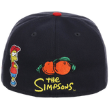 Atlanta Braves MLB Simpsons Localized New Era 59FIFTY - Peaches - Navy/Navy