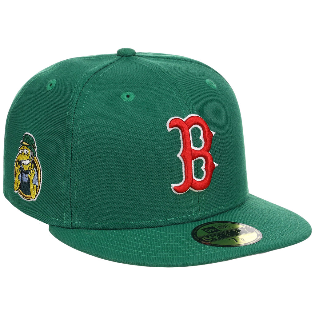 Boston Red Sox MLB Simpsons Localized New Era 59FIFTY - Mo - Kelly Green/Kelly Green