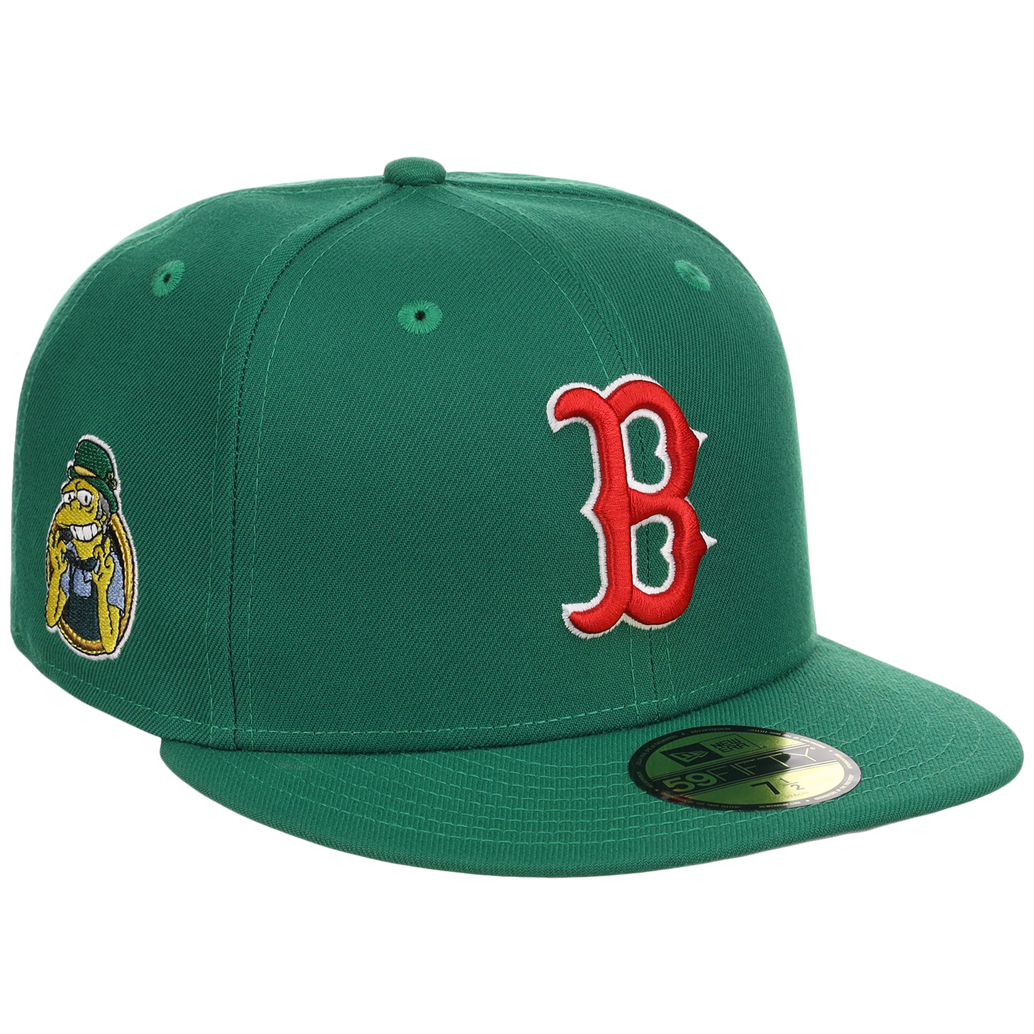 Boston Red Sox MLB Simpsons Localized New Era 59FIFTY - Mo - Kelly Green/Kelly Green