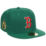Boston Red Sox MLB Simpsons Localized New Era 59FIFTY - Mo - Kelly Green/Kelly Green