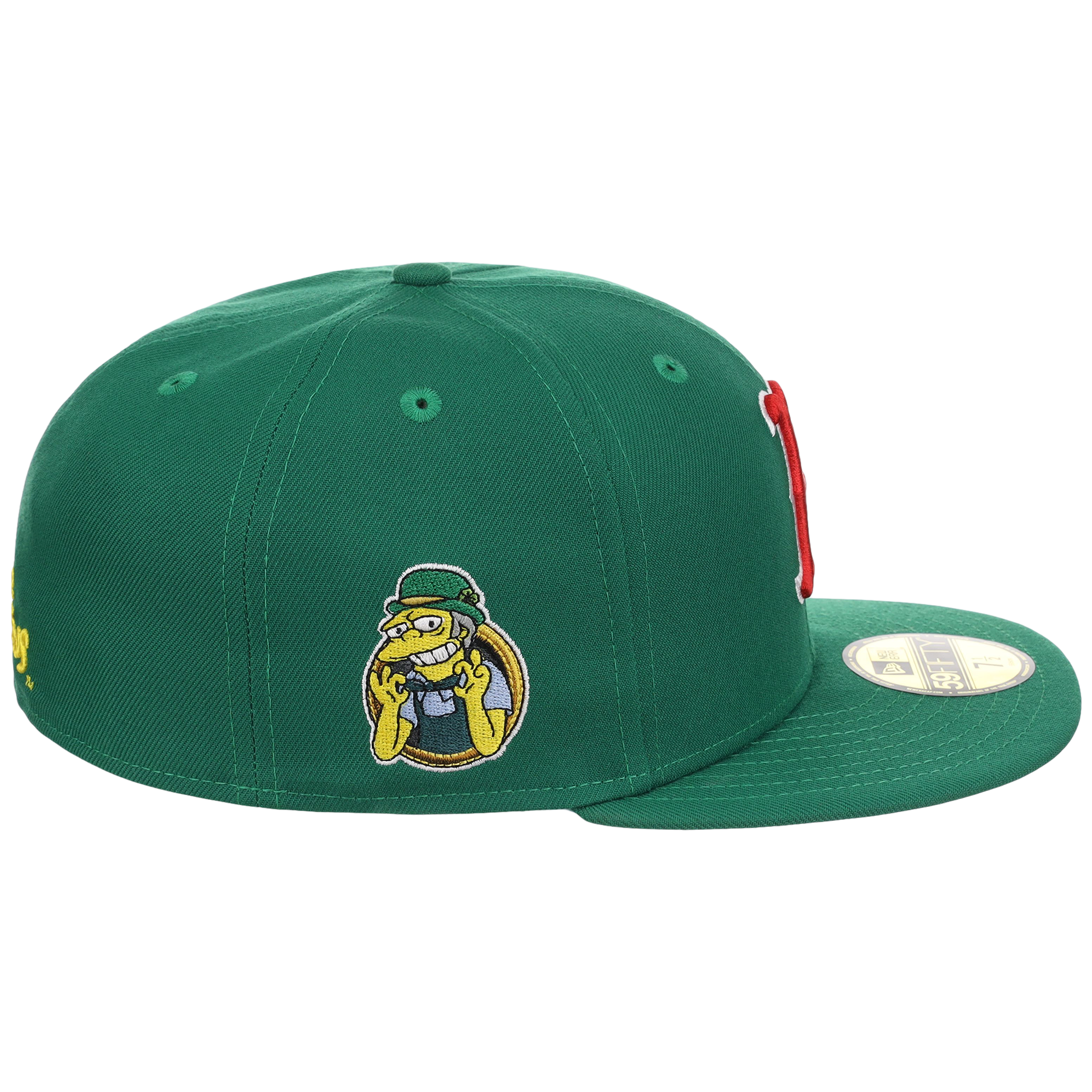 Boston Red Sox MLB Simpsons Localized New Era 59FIFTY - Mo - Kelly Green/Kelly Green