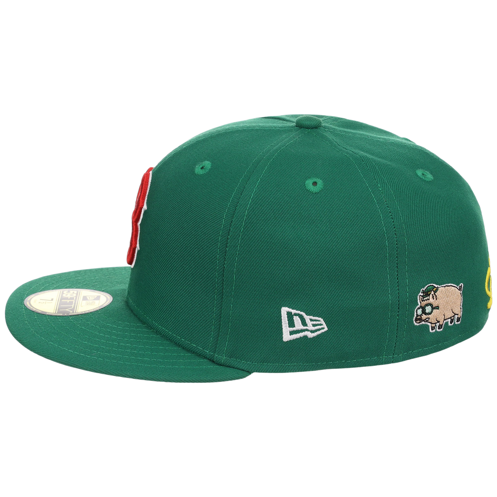 Boston Red Sox MLB Simpsons Localized New Era 59FIFTY - Mo - Kelly Green/Kelly Green