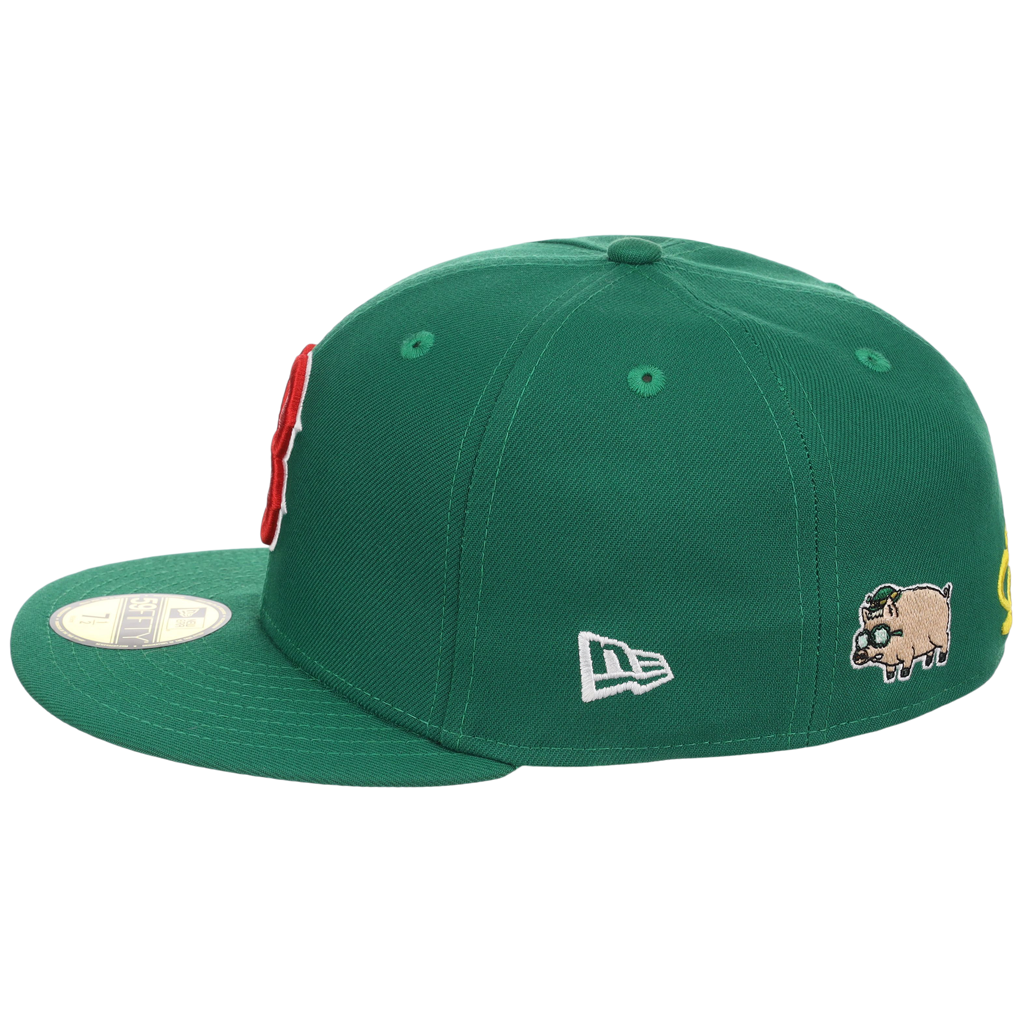 Boston Red Sox MLB Simpsons Localized New Era 59FIFTY - Mo - Kelly Green/Kelly Green