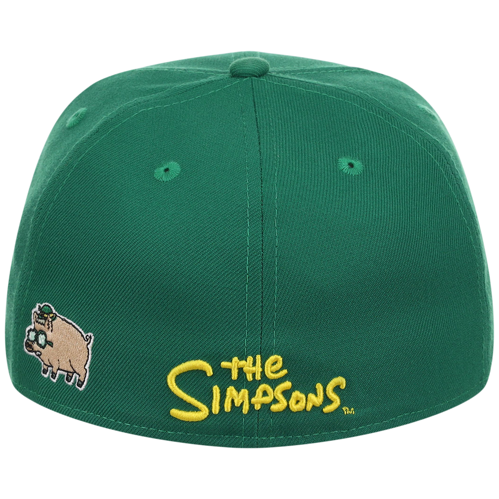 Boston Red Sox MLB Simpsons Localized New Era 59FIFTY - Mo - Kelly Green/Kelly Green