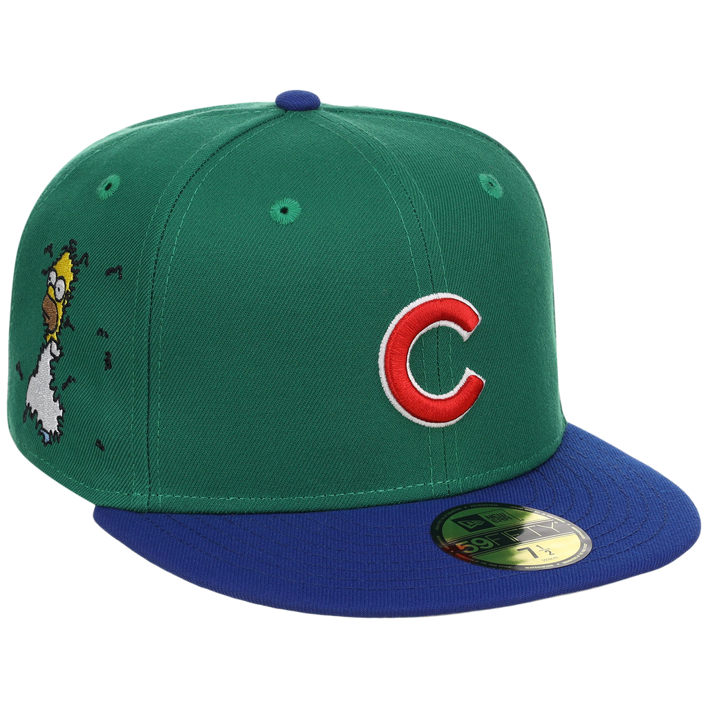 Chicago Cubs MLB Simpsons Localized New Era 59FIFTY - Ivy - Kelly Green/Royal