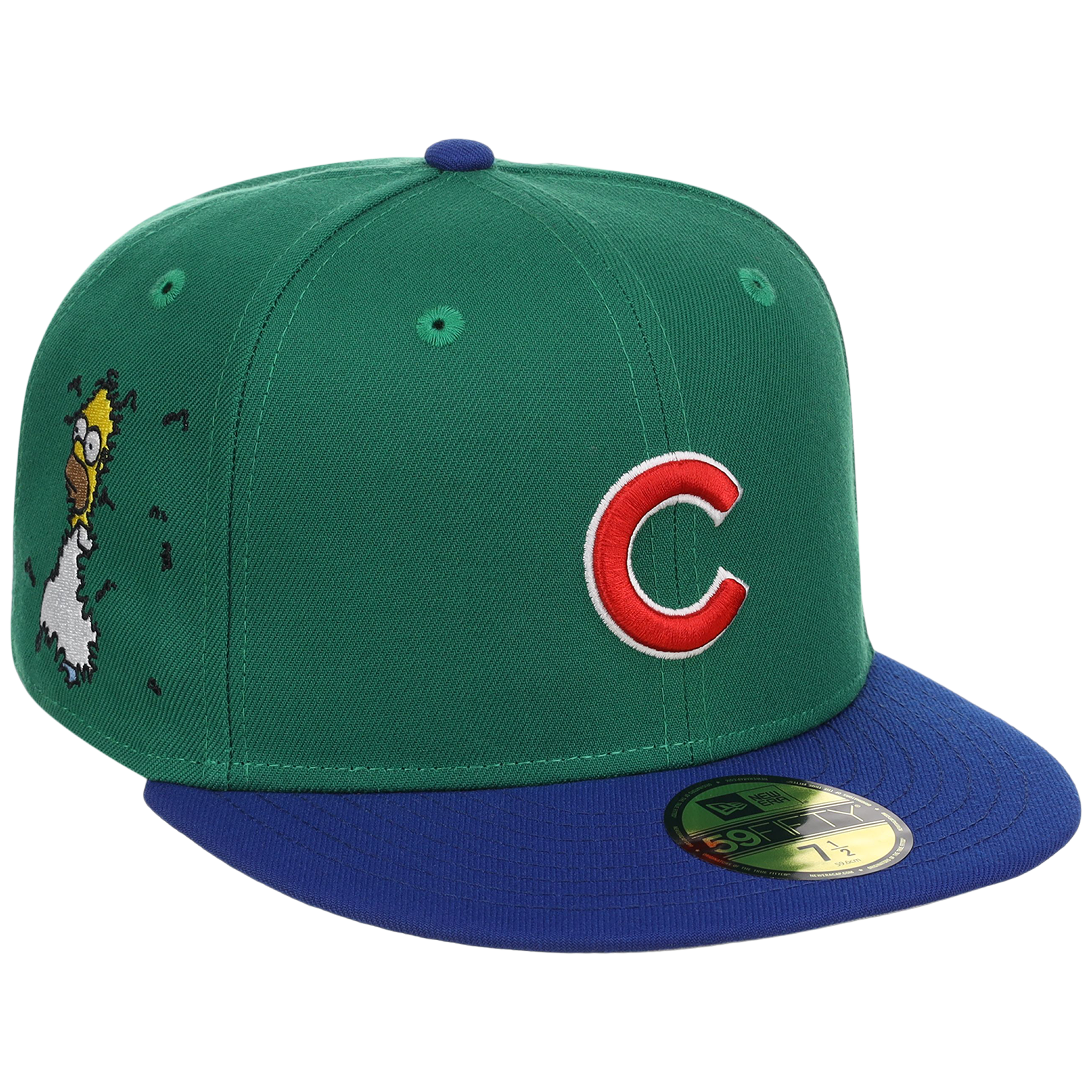 Chicago Cubs MLB Simpsons Localized New Era 59FIFTY - Ivy - Kelly Green/Royal