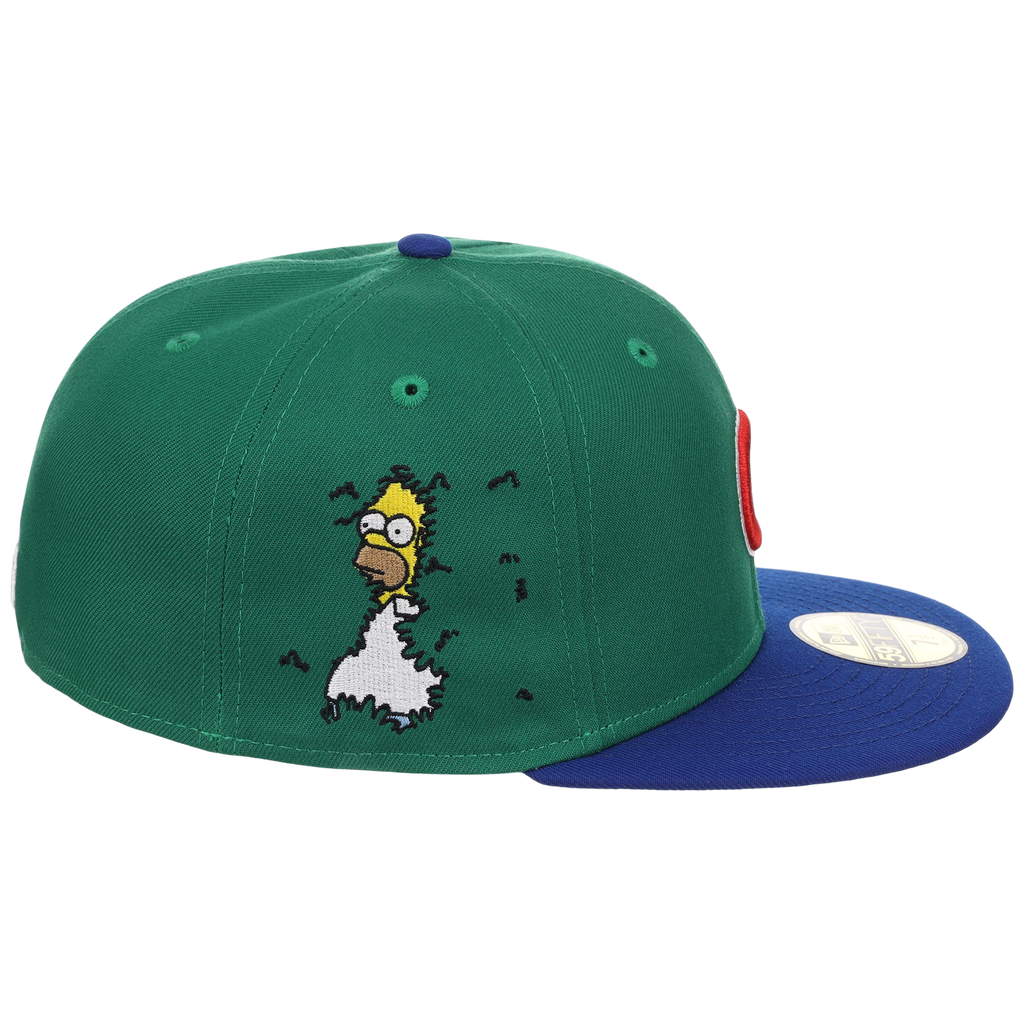 Chicago Cubs MLB Simpsons Localized New Era 59FIFTY - Ivy - Kelly Green/Royal