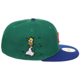 Chicago Cubs MLB Simpsons Localized New Era 59FIFTY - Ivy - Kelly Green/Royal