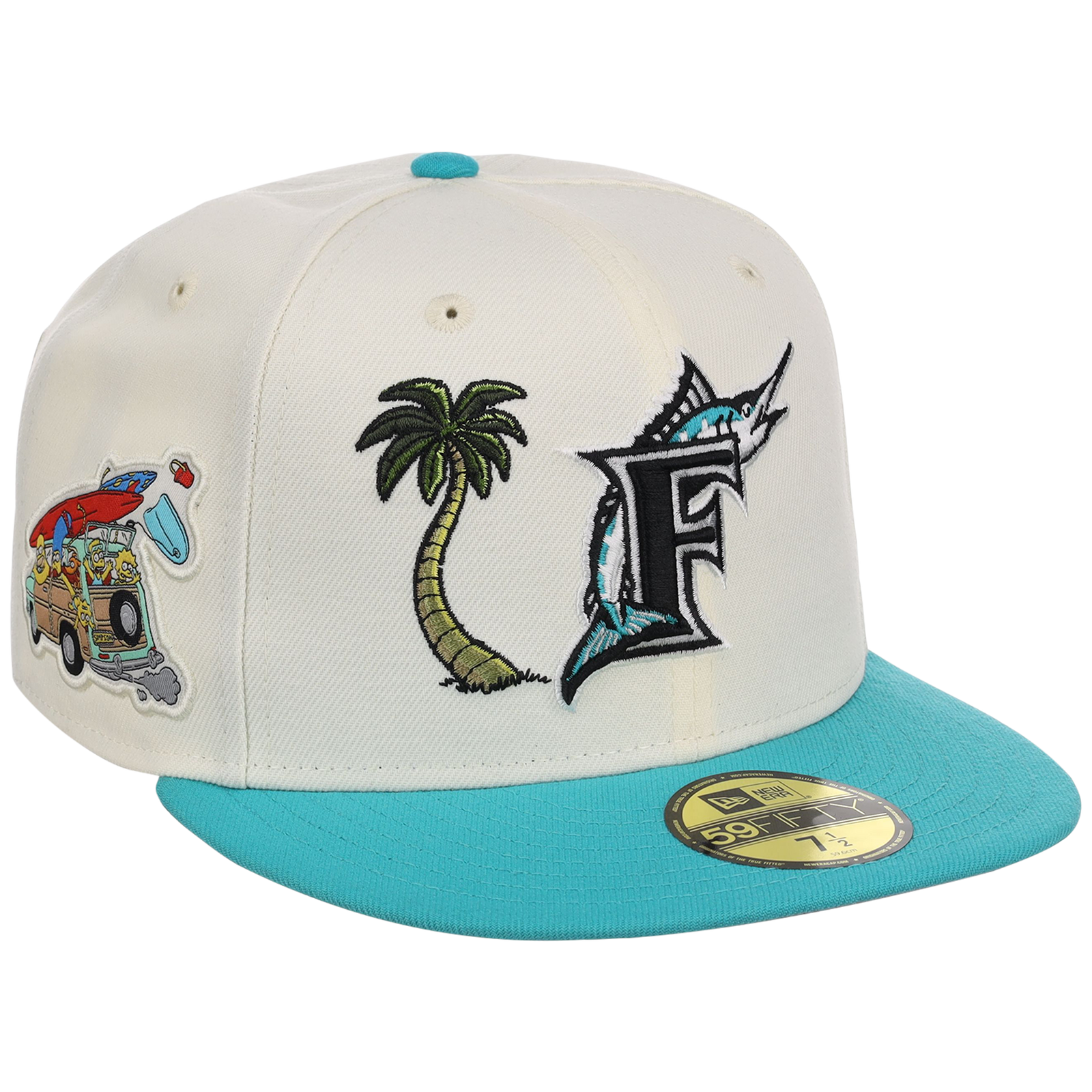 Florida Marlins MLB Simpsons Localized New Era 59FIFTY - Palm Tree