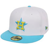 Houston Astros MLB Simpsons Localized New Era 59FIFTY - Cowboy - White/Light Blue