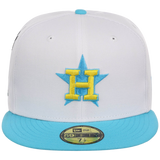 Houston Astros MLB Simpsons Localized New Era 59FIFTY - Cowboy - White/Light Blue