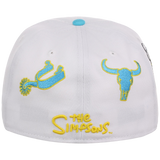 Houston Astros MLB Simpsons Localized New Era 59FIFTY - Cowboy - White/Light Blue