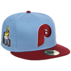Philadelphia Phillies MLB Simpsons Localized New Era 59FIFTY - Hoagie - Sky/Maroon