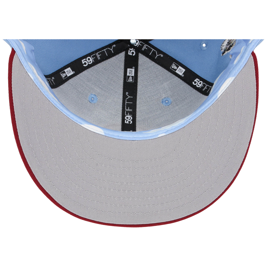 Philadelphia Phillies MLB Simpsons Localized New Era 59FIFTY - Hoagie - Sky/Maroon