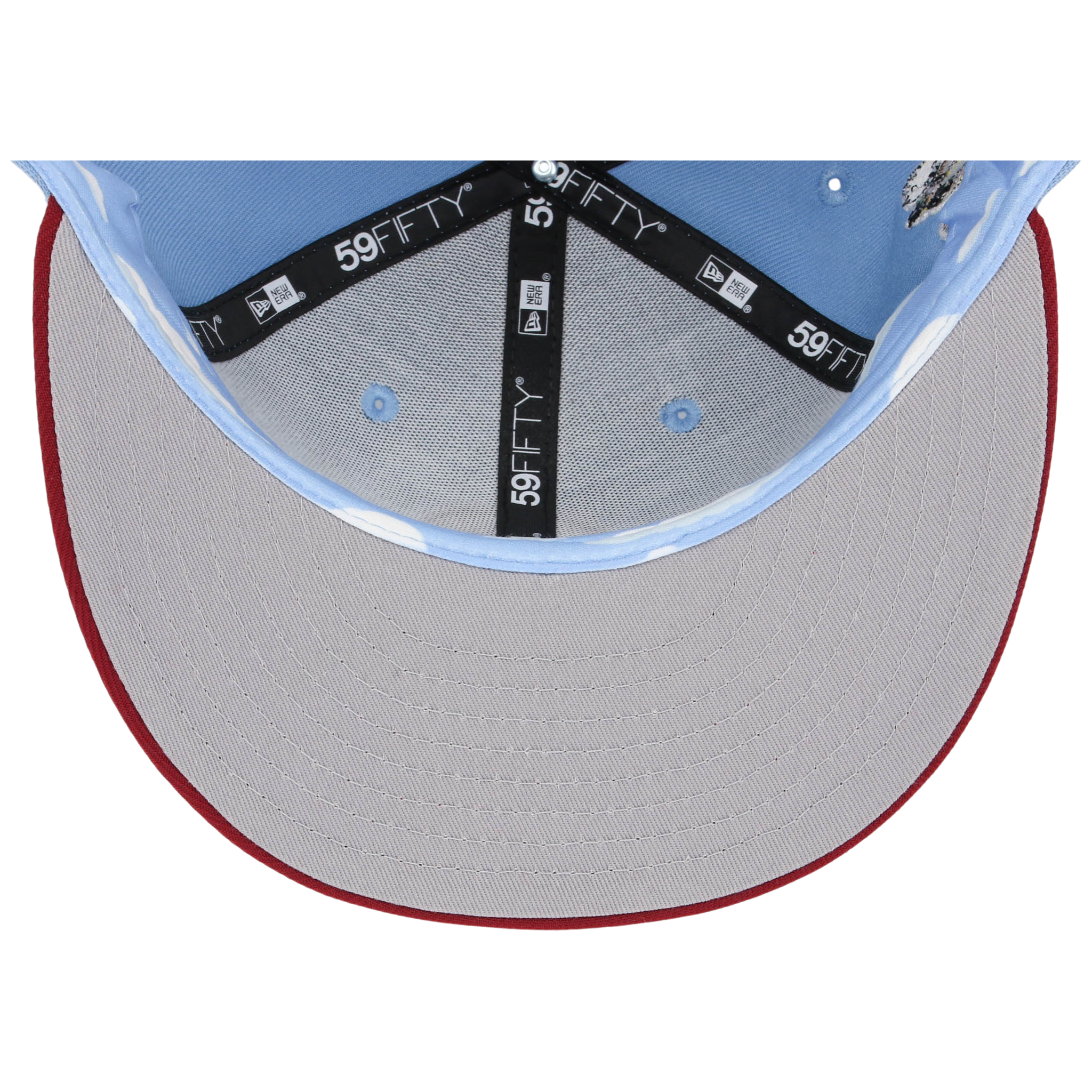 Philadelphia Phillies MLB Simpsons Localized New Era 59FIFTY - Hoagie - Sky/Maroon