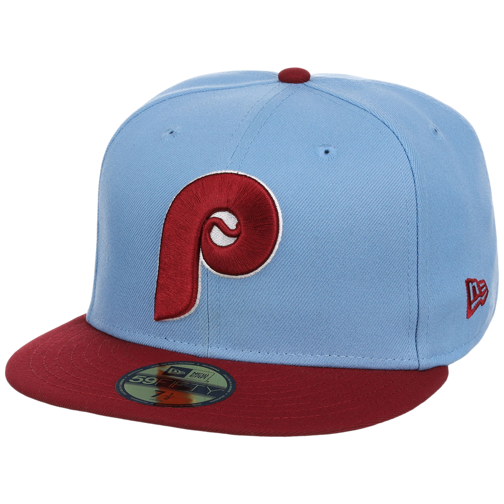 Philadelphia Phillies MLB Simpsons Localized New Era 59FIFTY - Hoagie - Sky/Maroon