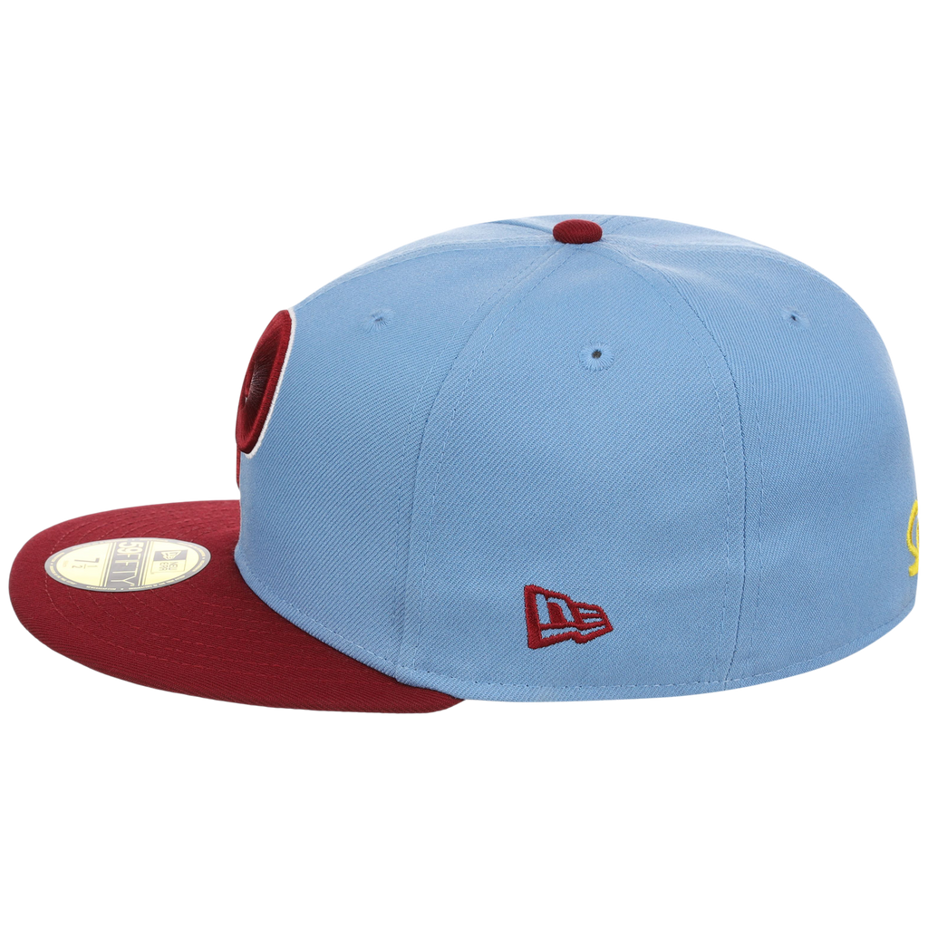 Philadelphia Phillies MLB Simpsons Localized New Era 59FIFTY - Hoagie - Sky/Maroon
