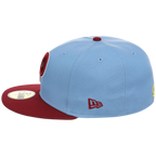 Philadelphia Phillies MLB Simpsons Localized New Era 59FIFTY - Hoagie - Sky/Maroon
